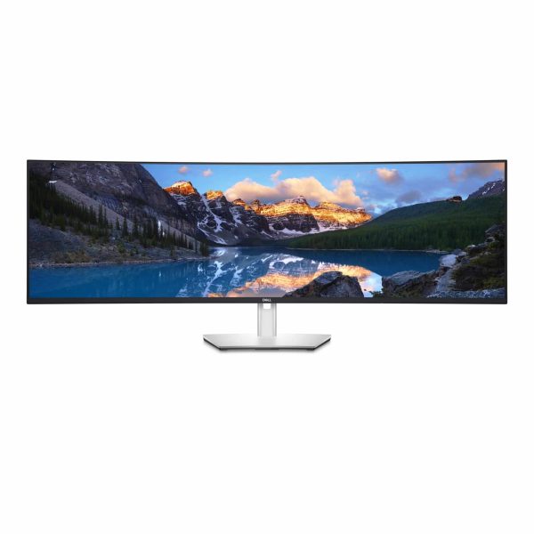 DELL DELL UltraSharp U4924DW LED display 124,5 cm (49") 5120 x 1440 pixel 5K Ultra HD LCD Sort, Sølv