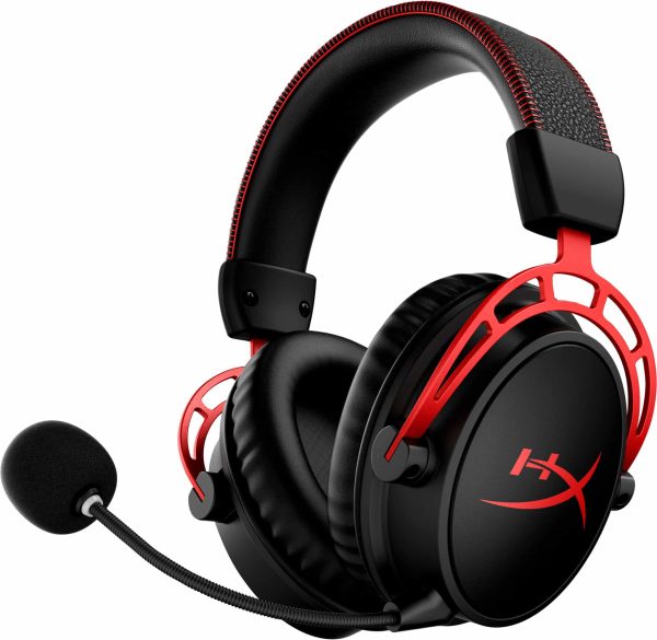 HP HyperX Cloud Alpha  trådløst gaming-headset (sort-rød)