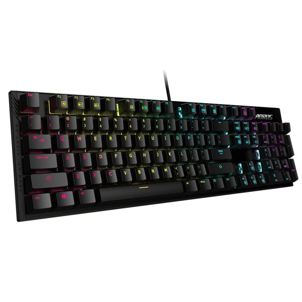 GIGABYTE GIGABYTE AORUS K1 tastatur Spil USB QWERTY Engelsk Sort