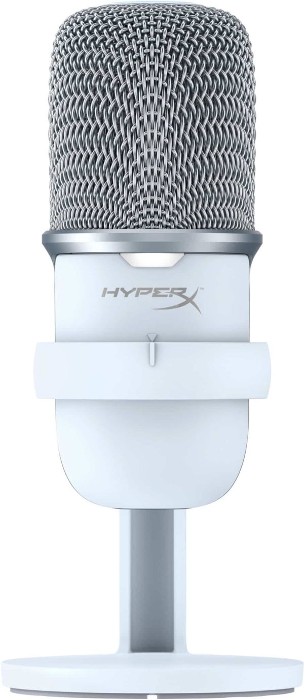 HP HyperX SoloCast - USB Microphone (White) Hvid Mikrofon til spillekonsol