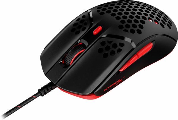 HP HyperX Pulsefire Hast  gaming-mus (sort-rød)