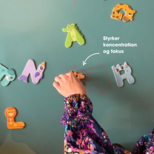 KidsBoard - Kreativ Magnettavle til børn - Nordisk Blågrøn - Tech-shoppen.dk