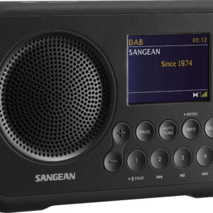 Sangean DPR-76BT Radio med Bluetooth Metal Grey - Sangean