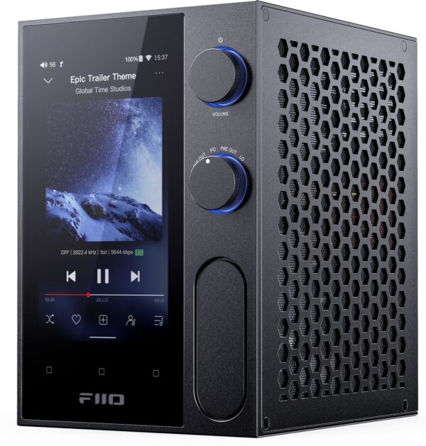 FiiO R7 Sort - Hovedtelefonforstærker, Netværksafspiller, DAC og Forforstærker - FiiO