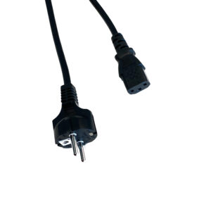 Strømkabel IEC320 EU 230v Sort - Tangent