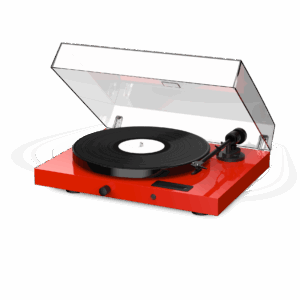 Pro-ject Juke Box E1 Pladespiller med Forstærker Rød - Pro-Ject