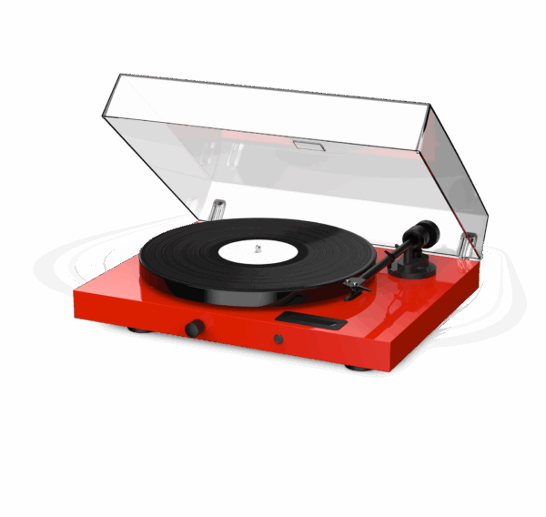 Pro-ject Juke Box E1 Pladespiller med Forstærker Rød - Pro-Ject