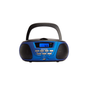 AIWA Mini Boomblaster FM - CD - Bluetooth - USB - Blå - AIWA