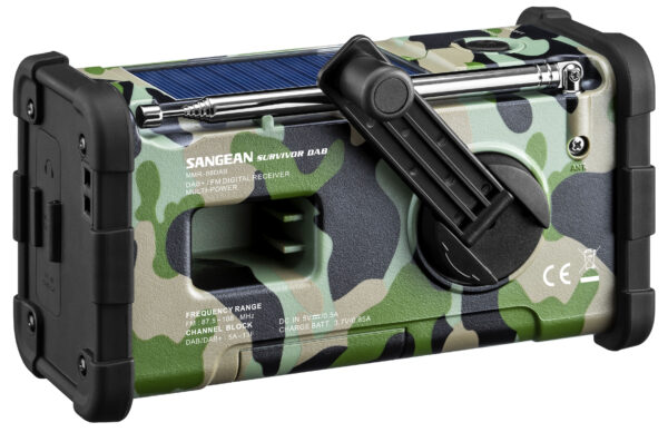 Sangean MMR-88 DAB+ (Nødradio) FM/DAB+ Camouflage - Sangean