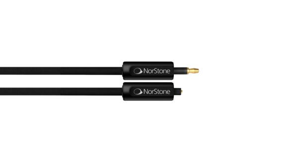 NorStone Arran Minijack Optisk 0.75 m (toslink til mini toslink) - NorStone