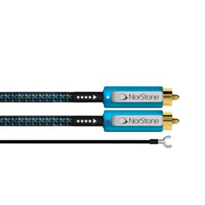 NorStone Skye RCA Stereo Kabel med Stelkabel 1.5 m - NorStone