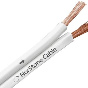 NorStone W250 Højttalerkabel (2 x 2.5mm2) Hvid - NorStone