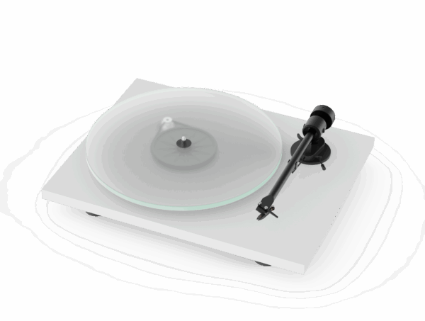 Pro-Ject T1 White Pladespiller - Pro-Ject