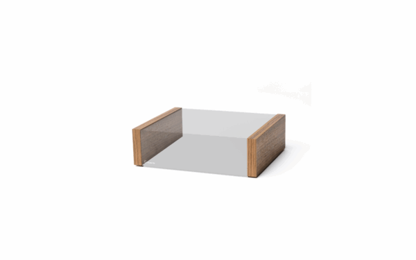 Pro-Ject Wooden Side Panel DS2 - Walnut PAR - Pro-Ject