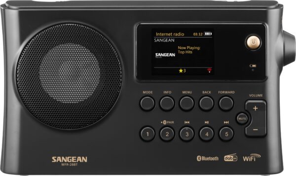 Sangean WFR-28BT FM, DAB+ og Internetradio - Sangean
