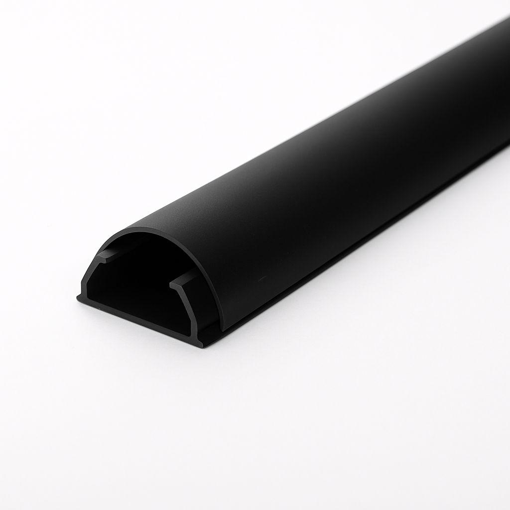 Bosscom Cable Cover - 25mm - 1,5m - Black - Bosscom