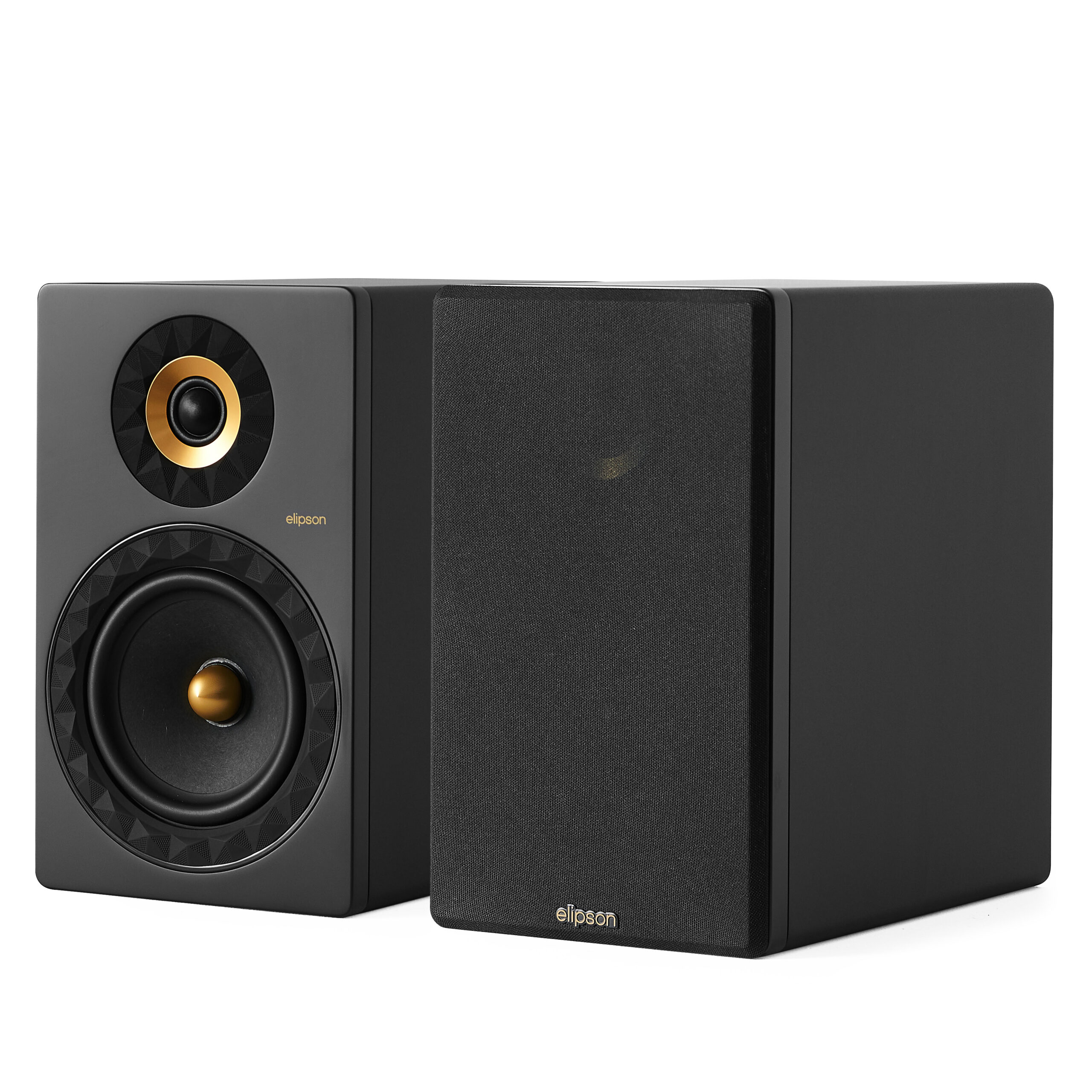 Elipson Prestige Facet II 8B Par Mat Sort - Guld - Elipson