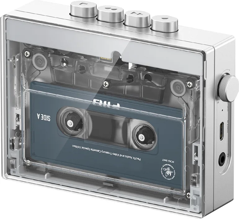 FiiO CP13 Kassettebåndafspiller - Klassisk Walkman - Klar - FiiO