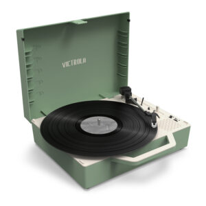 Victrola VSC-725SB Re-Spin Kuffert Pladespiller Basil Green - Victrola
