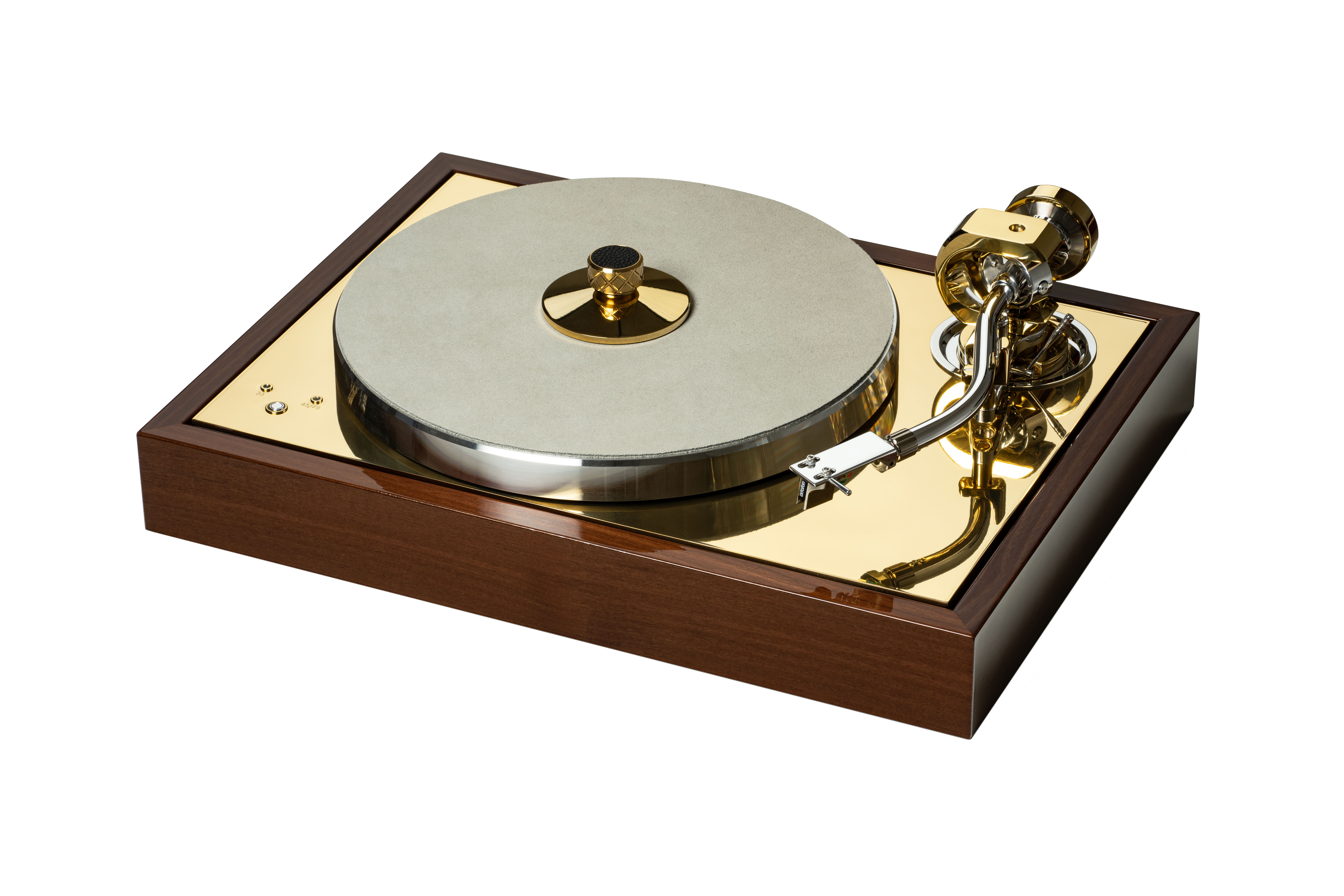 Pro-Ject The Classic Reference Acacia - Brass (uden pickup) - Pro-Ject